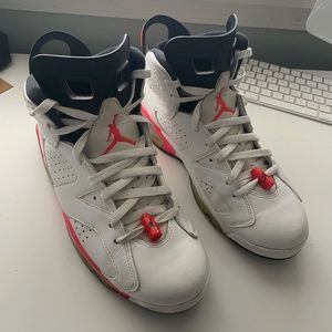 Air Jordan 6 VI White Infrared 2014 Retro size 10
